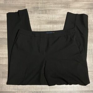 Tommy Hilfiger Womens 10 Black‎ Career Slacks Pants Straight Leg Front Zip